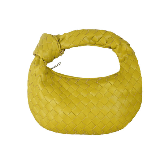 Woven Popular Horn Knotted Portable Underarm Handbags