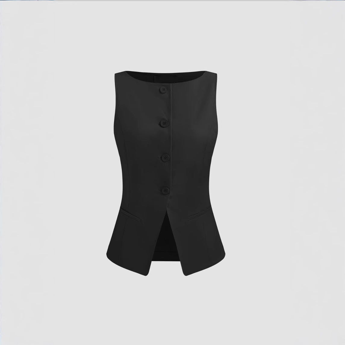 Women's Fashion Solid Color Slim Fit Slimming Women's Vest