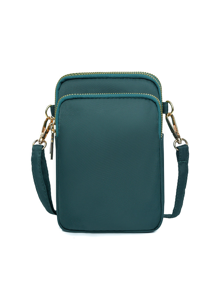 Women's Mobile Mini Canvas Trendy Vertical Zero Phone Bags