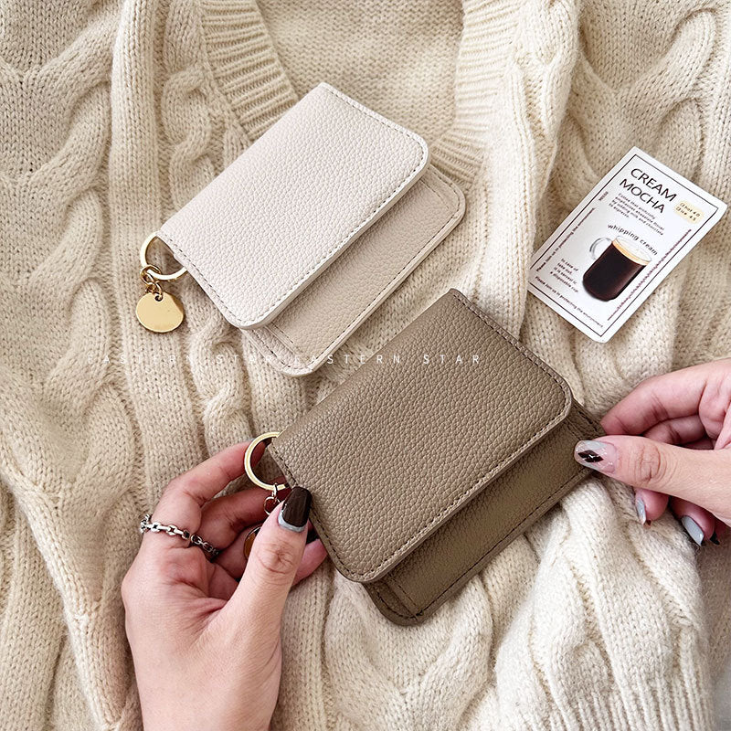 Women's Stylish Korean Short Chic Zipper Ladies Wallets