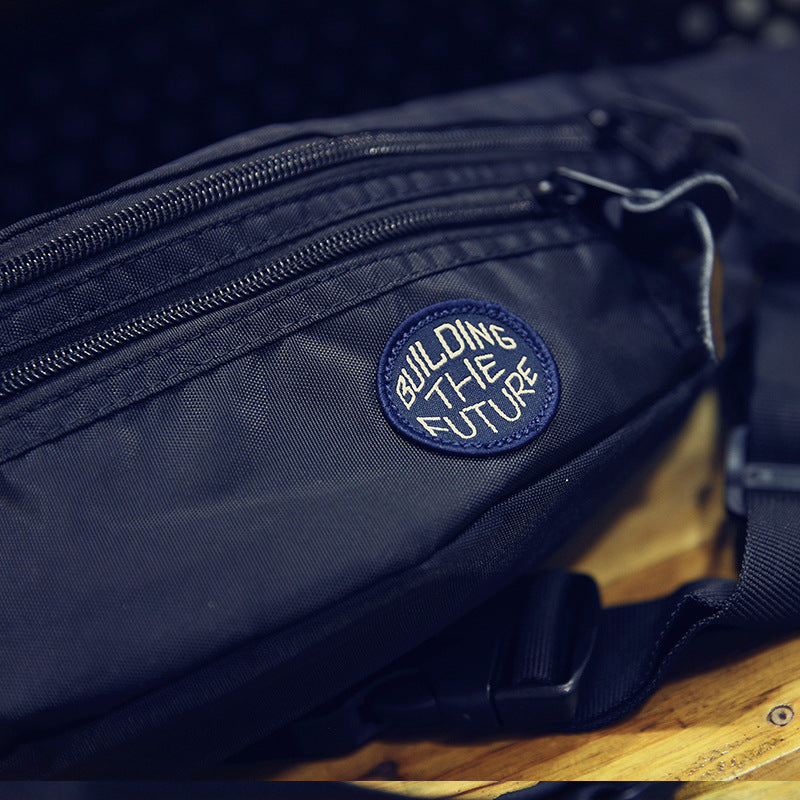 Men's Korean Style Trendy Water-repellent Cloth Cycling Men's Waist Packs