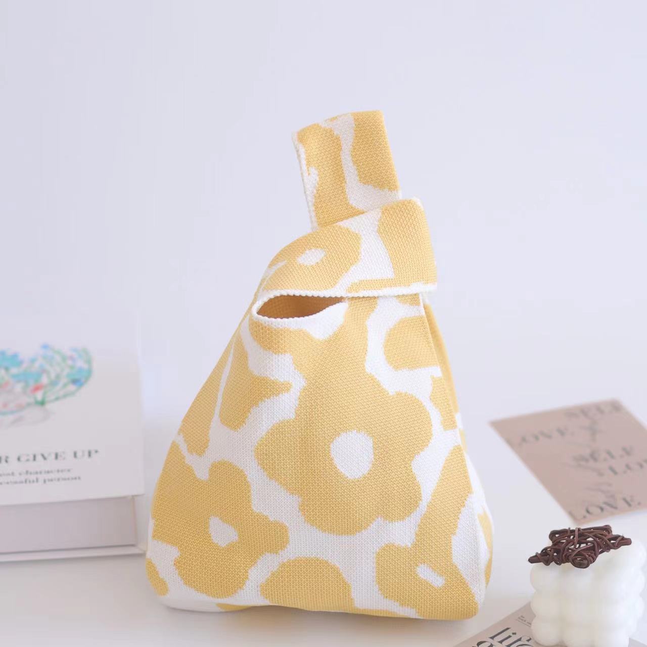 Thickened Knitting Female Hand Knitted Gift Handbags