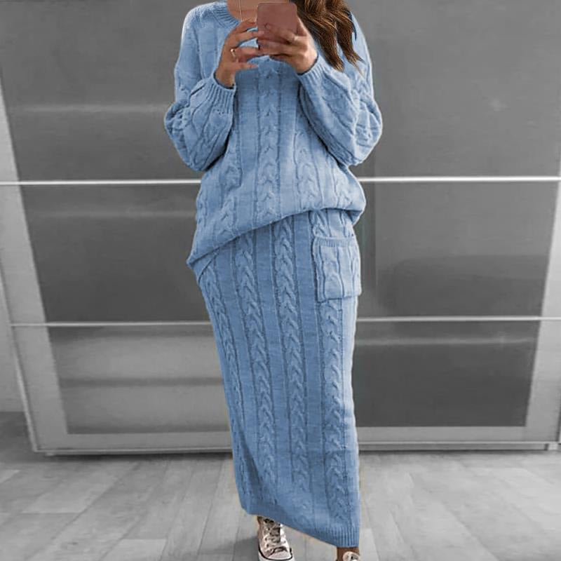 Women's Trendy Fashion Twist Flower Needle Sweaters