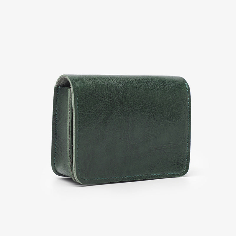 Korean Simple Earphone Data Cable Storage Card Holder