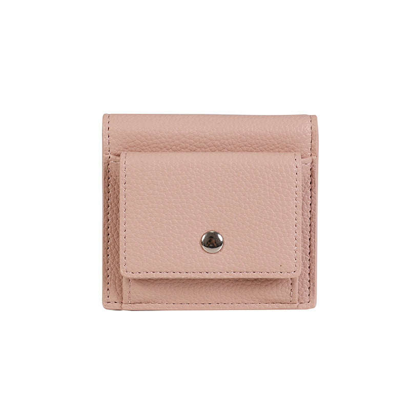 Women's Two-fold High-grade Short Thin Mini Simple Ladies Wallets