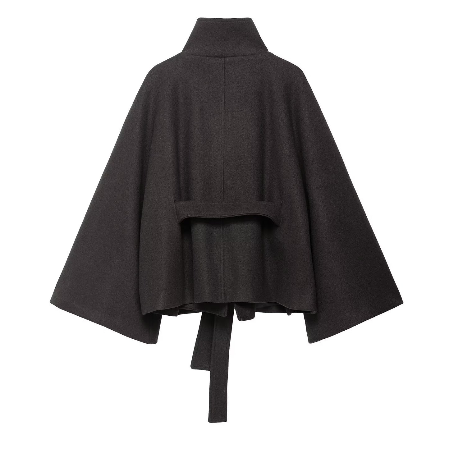 Women's Autumn Casual Versatile Stand Collar Long Sleeve Belt Trench Coats