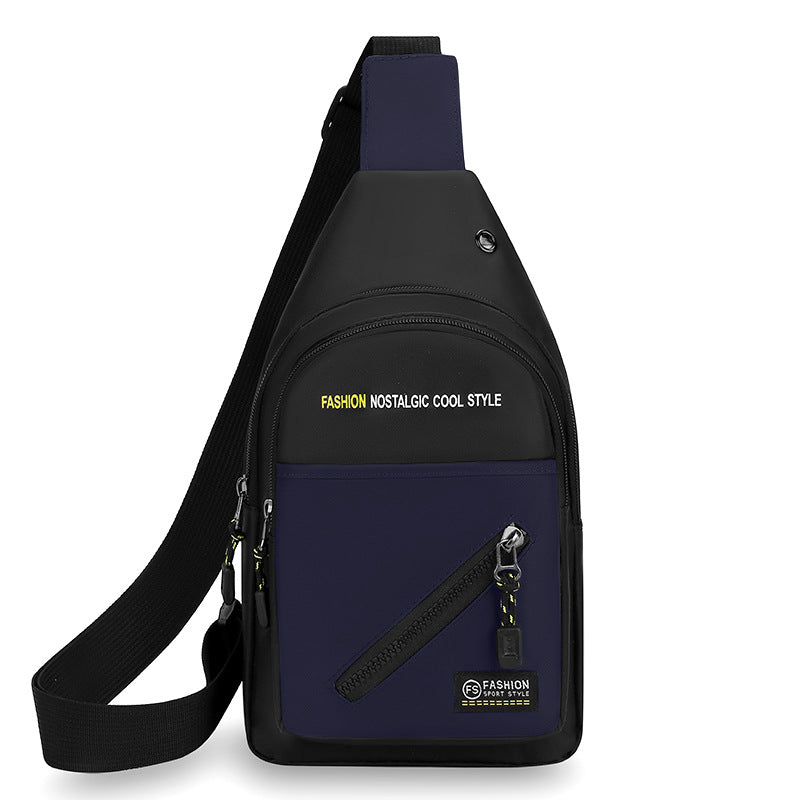 Men's Waterproof Multifunctional Lightweight Single Handsome Large Men's Chest Bags