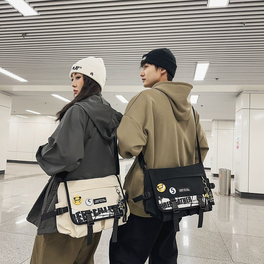 Men's Fashion Leisure Couple Large Capacity Class Men's Messenger Bags