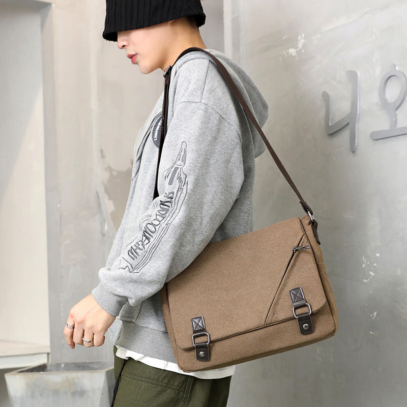 Men's Innovative Elegant Lightweight Canvas Fashion Men's Shoulder Bags