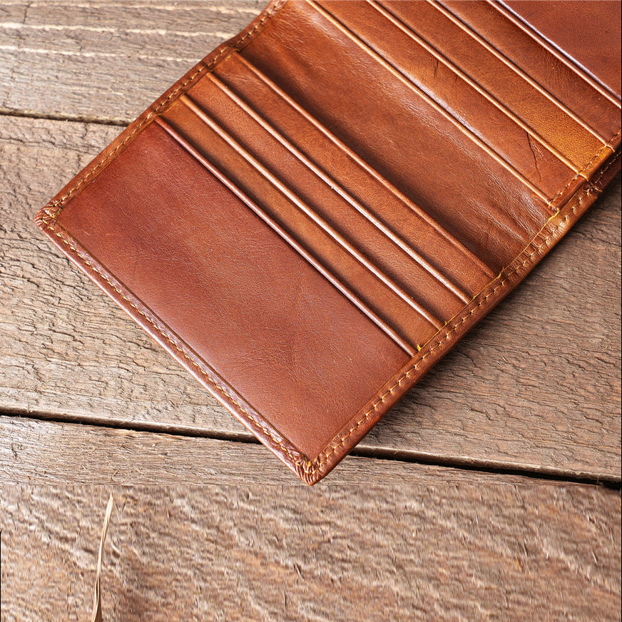 New Innovative Leather Boys Vintage Consignment Card Holder