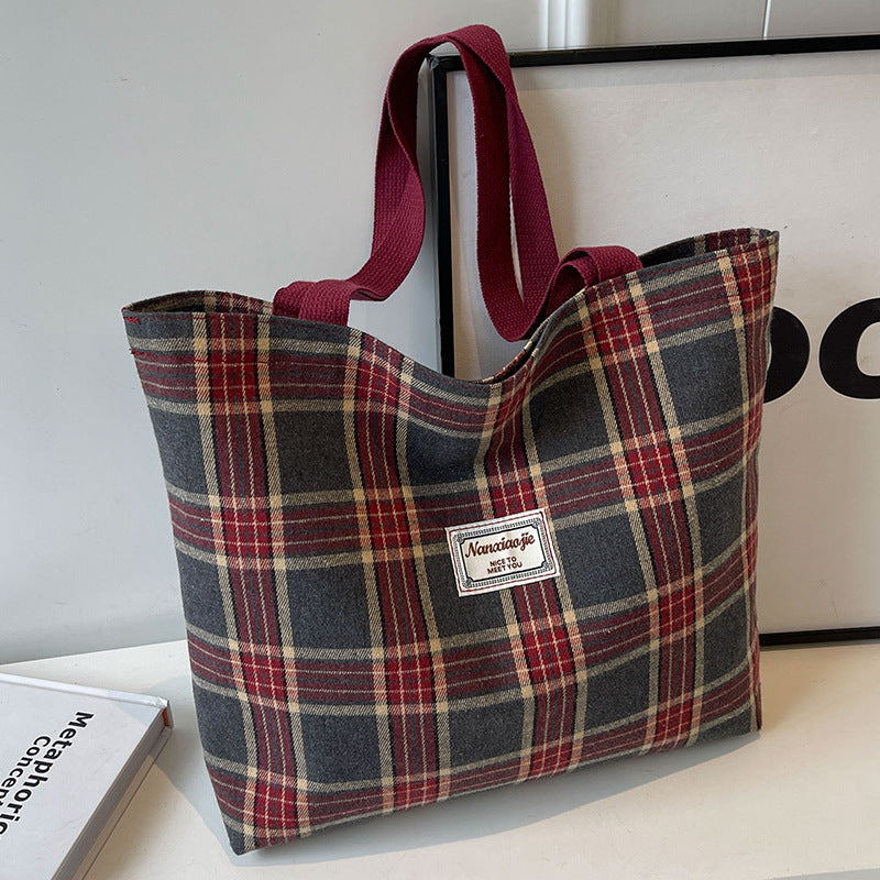 Commuter Large Capacity For Class Fashion Retro Shoulder Bags