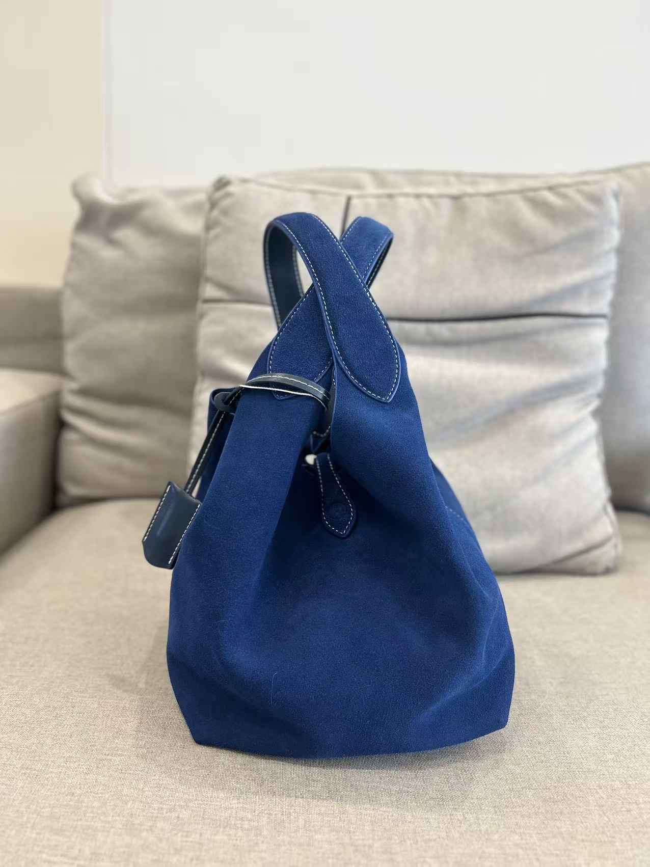 Basket Genuine Leather Fashion Large Capacity Handbags