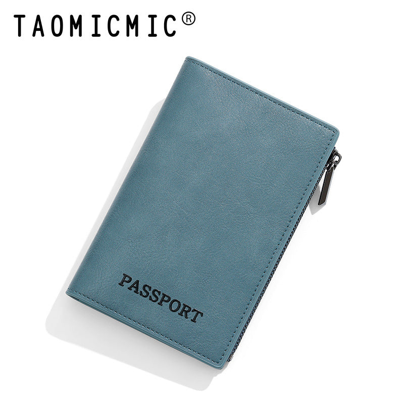 Portable Passport Large Capacity Zipper Storage Bags