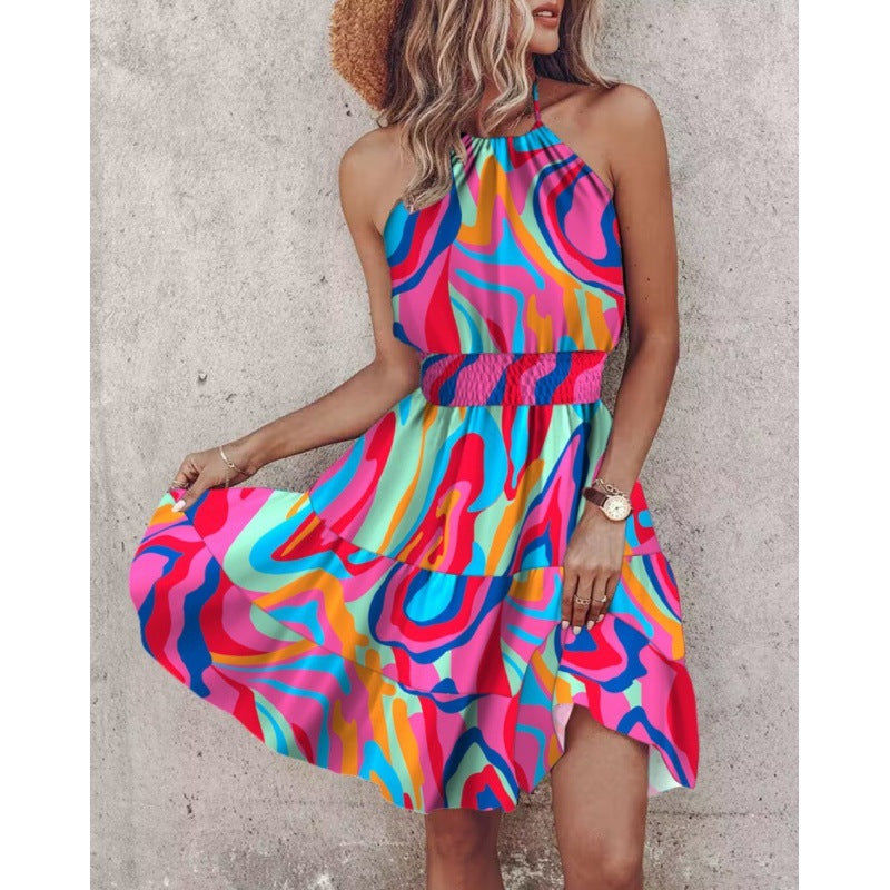 Slouchy Women's Summer Fashion Sexy Strapless Dress