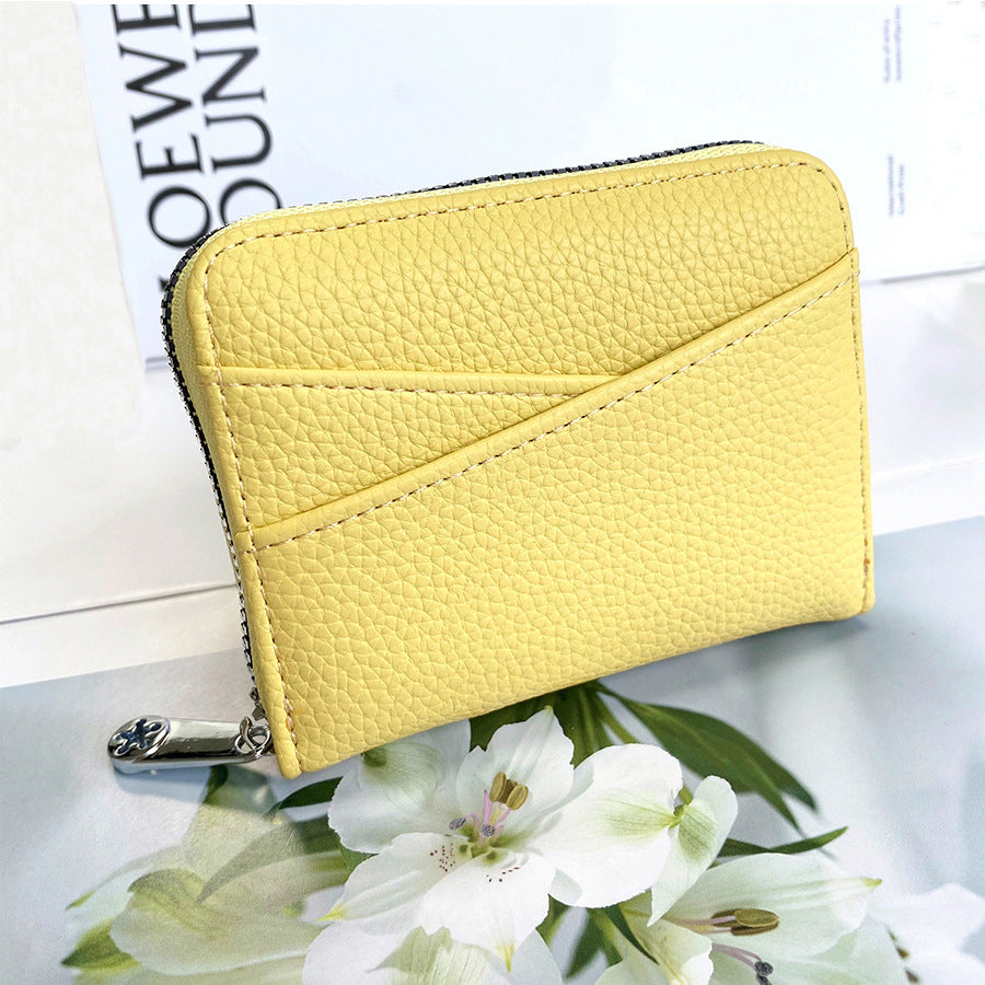 Women's Style Expanding Multiple Slots Simple Large Ladies Wallets