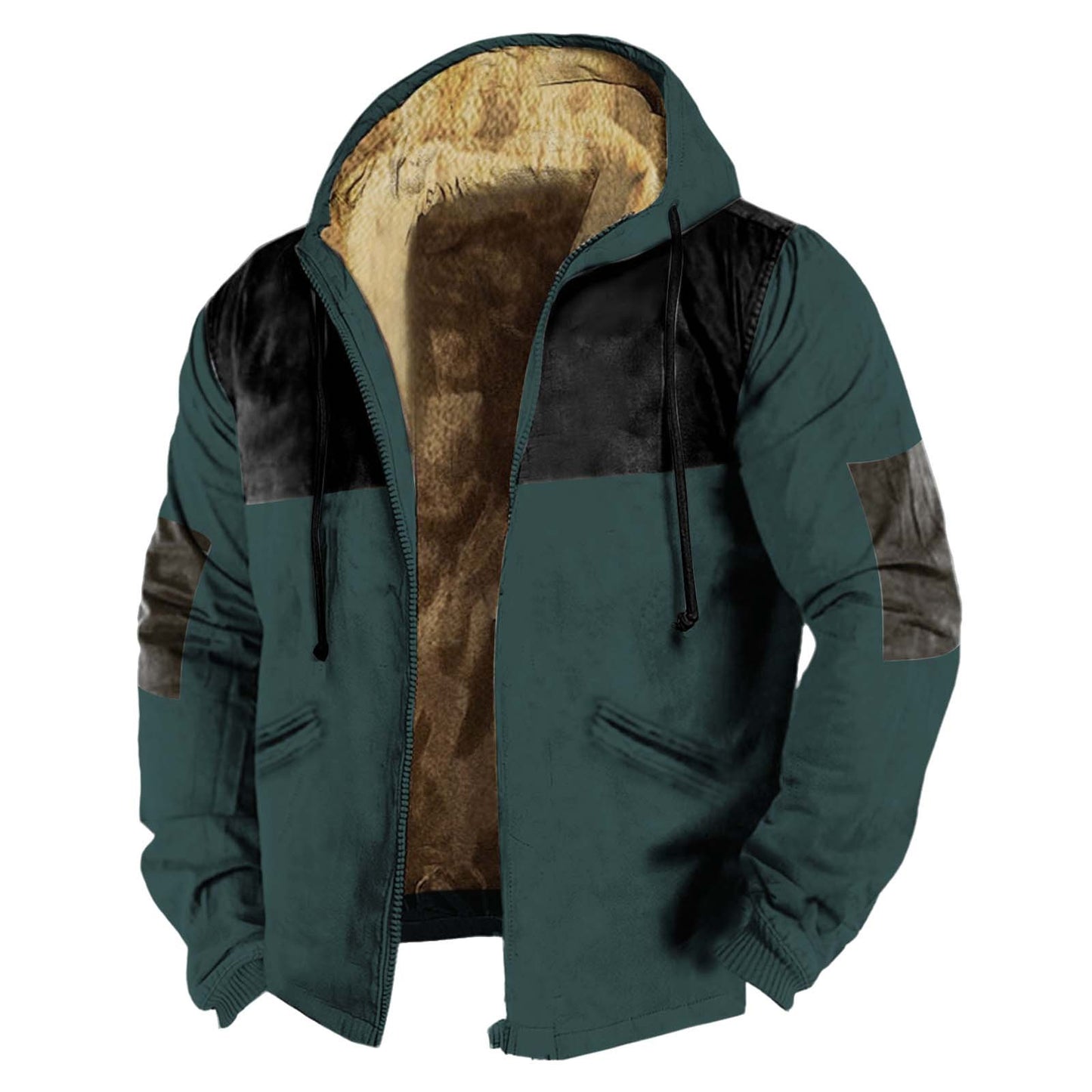 Solid Color Printing Digital Printed Hood Coats