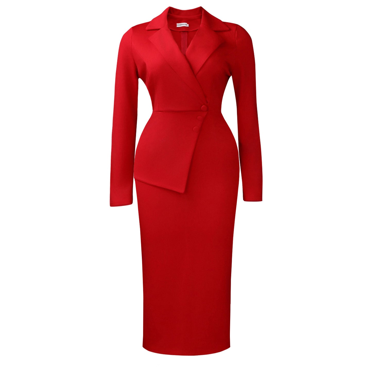Women's Spring Fashionable Elegant Commuter Stretch Collar High Waist Suits