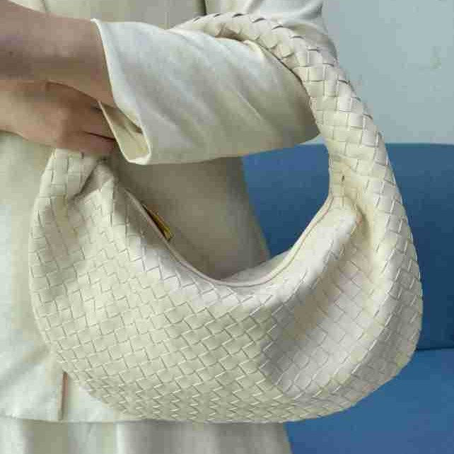 Women's Denim Woven Fashion Portable Horn Bags