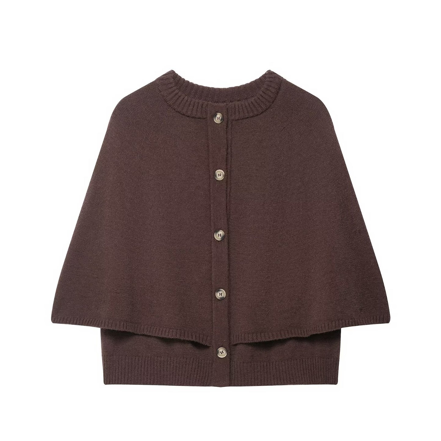 Women's Autumn Fashion Design Knitted Shawl Knitwear