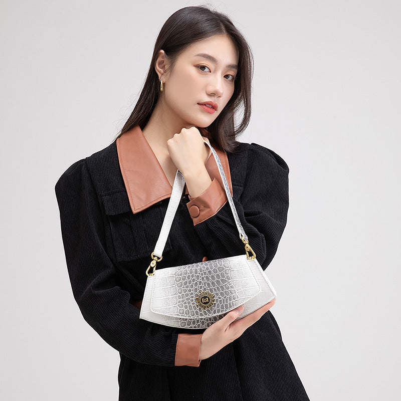 Cool Beautiful Genuine Leather French Crocodile Handbags