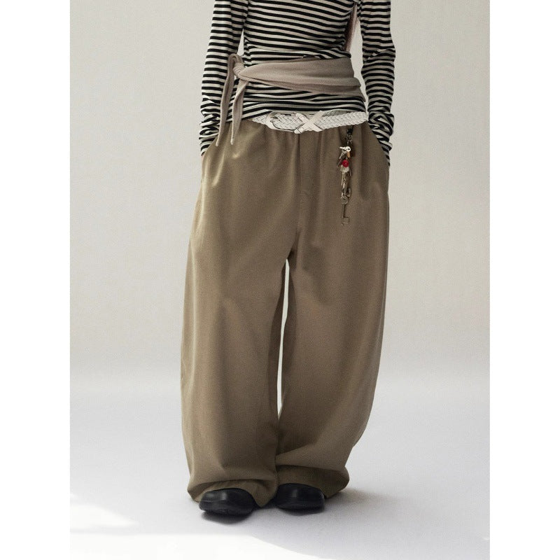 Tapered Loose Slimming Wide Leg Casual Pants