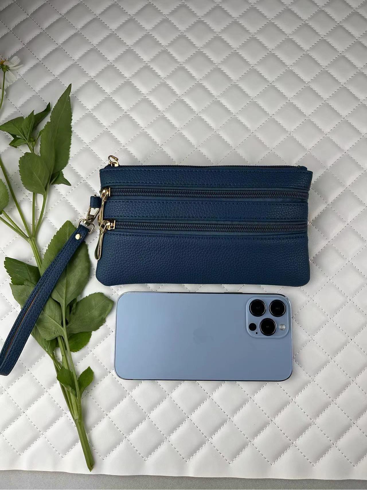 Women's Large Capacity Mobile Clutch Soft Long Phone Bags