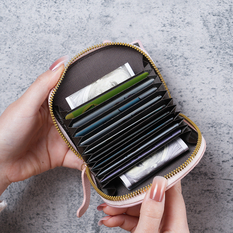 Women's Cat Cute Multiple Slots Advanced Cartoon Purses