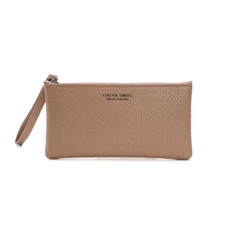 Women's Korean Style Zipper Long Large Capacity Ladies Wallets