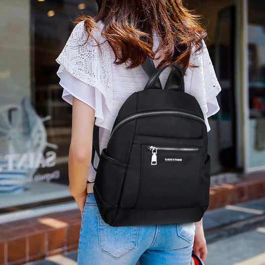 Women's Oxford Cloth Fashionable Korean Style Mom Simple Backpacks