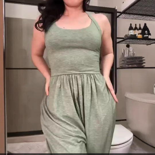 Popular Classy Casual Women's Sleeveless Sexy Women's Jumpsuit/clothing