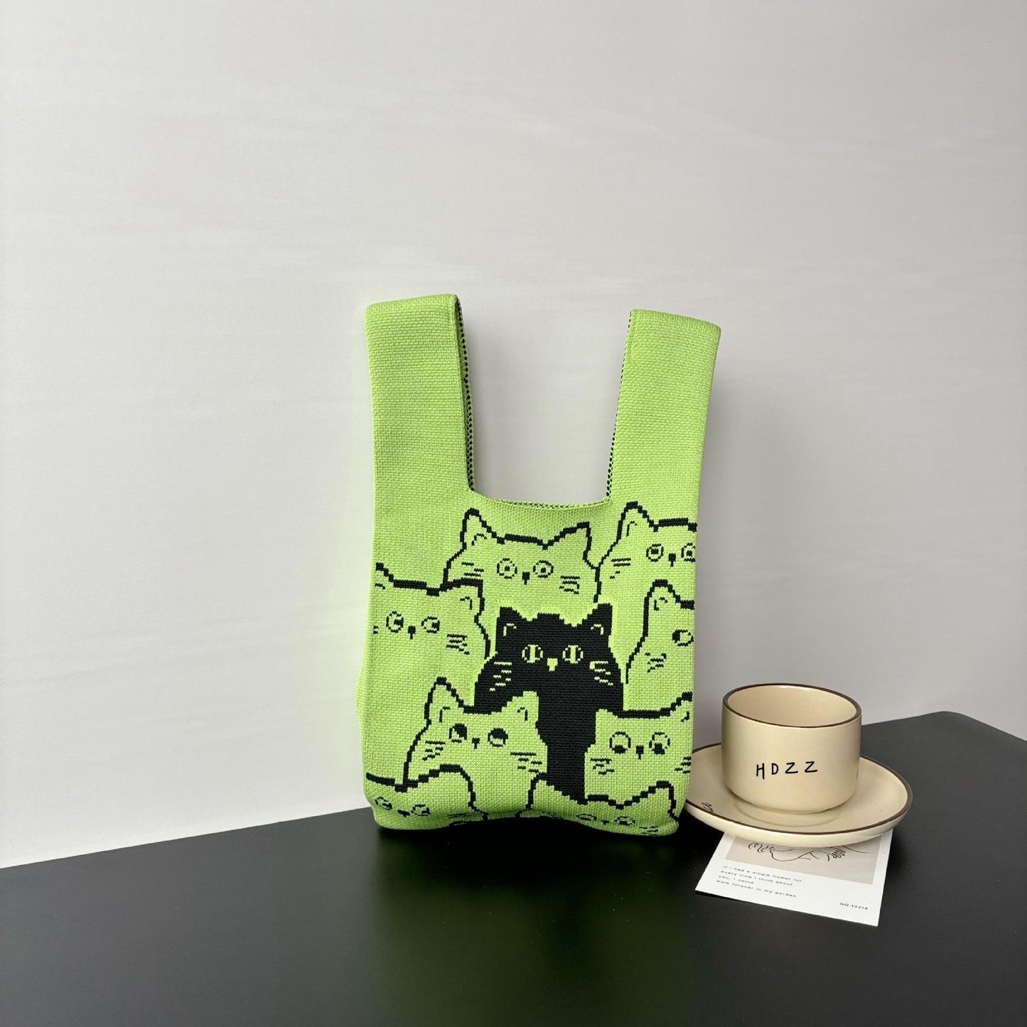 Cartoon Wrist Large Capacity Minority Hand Handbags