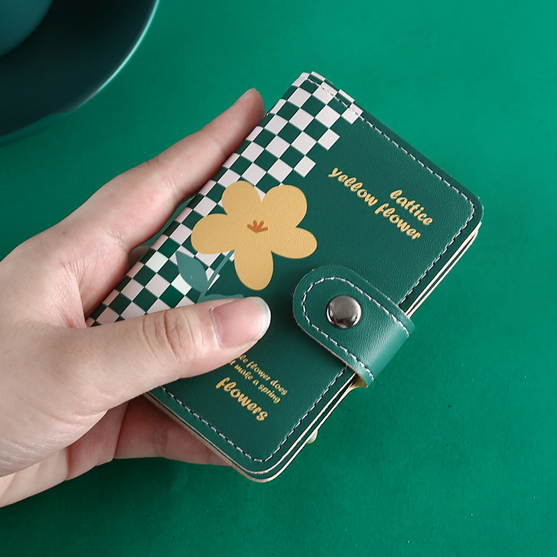 Women's Summer Fresh Driving License Large Capacity Card Holder