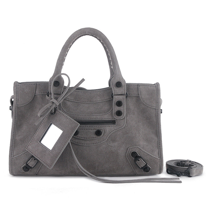 High-grade Rivet Motorcycle Large Capacity Hot Handbags