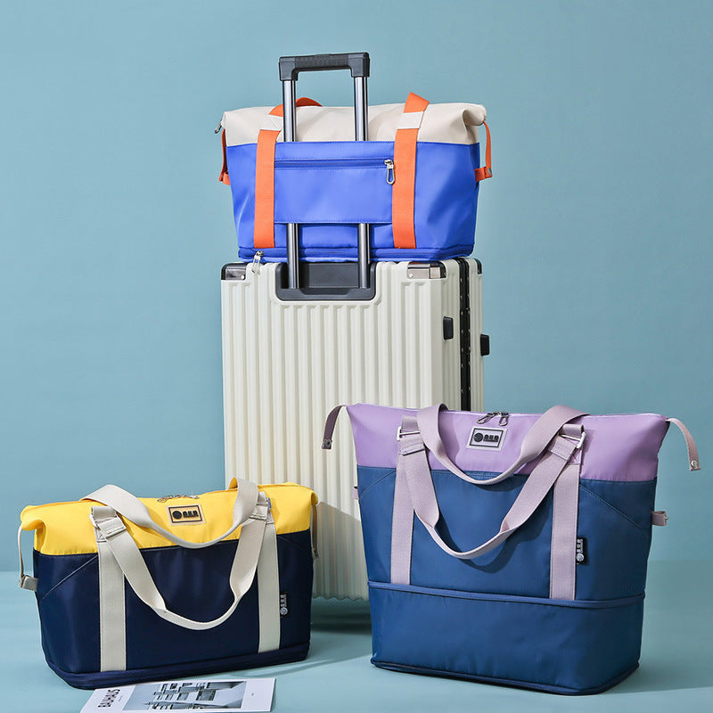 Matching Short-distance Dry Wet Separation Thickened Travel Bags