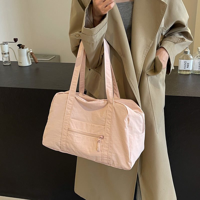 Women's Korean Nylon Cloth Lightweight Large Capacity Travel Bags