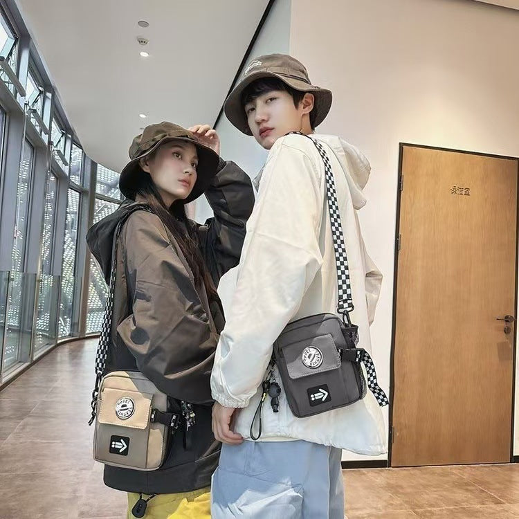 Men's Popular Trendy Schoolgirl Cool Mobile Men's Messenger Bags
