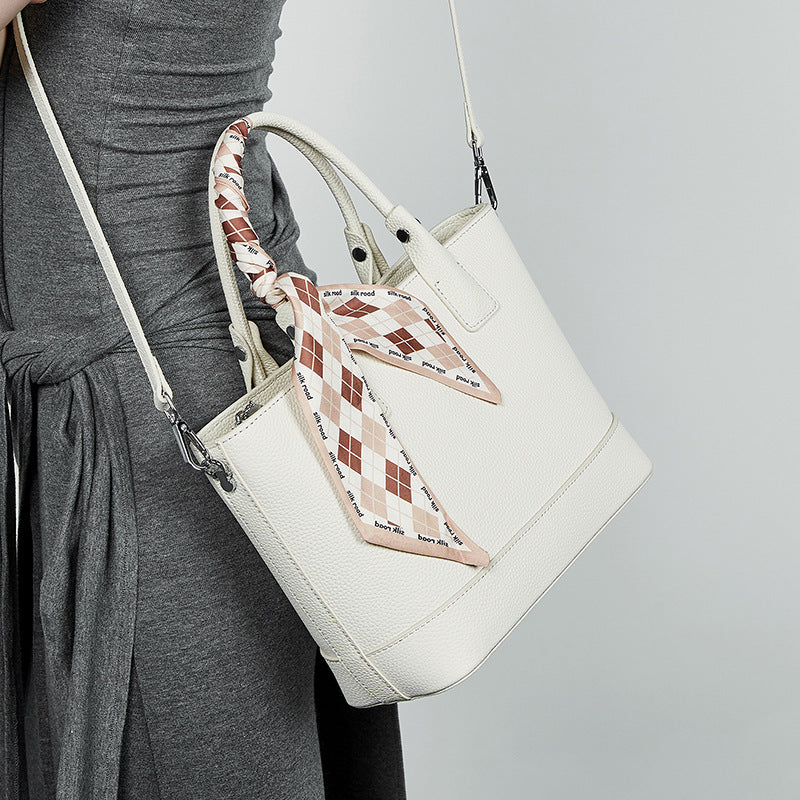 Women's Leather Classy Mom Large Capacity Vegetable Handbags