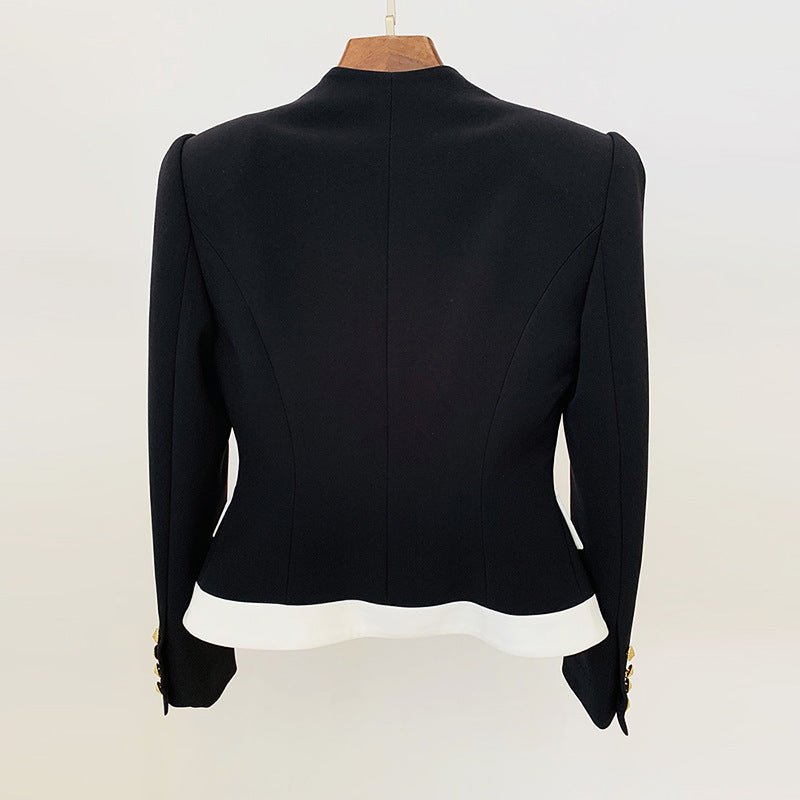 Fashion Contrast Color Slim Fit One Suits