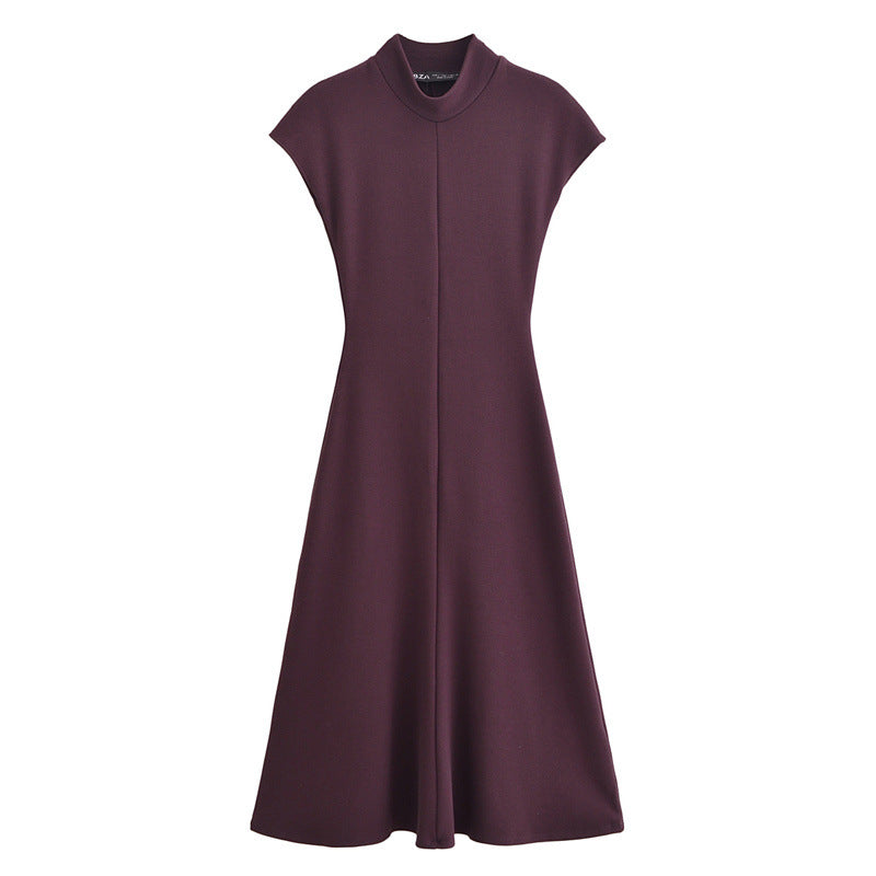 Women's Spring Dress Slim Fit Casual Solid Dresses
