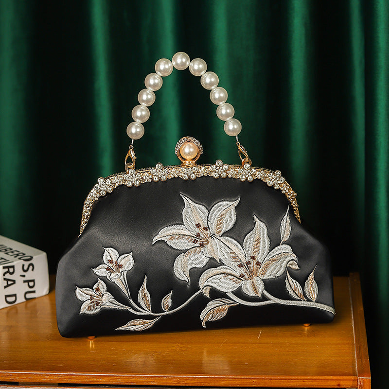 Cui Si Embroidered Ancient Style Cheongsam Handbags