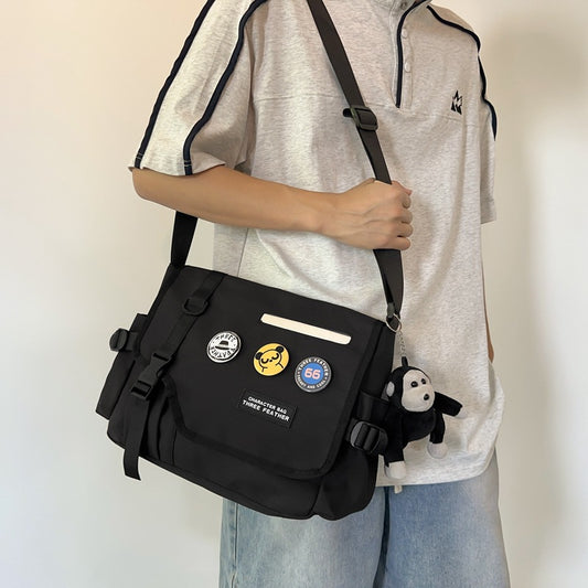 Men's For College Fashion Large Capacity High Men's Messenger Bags