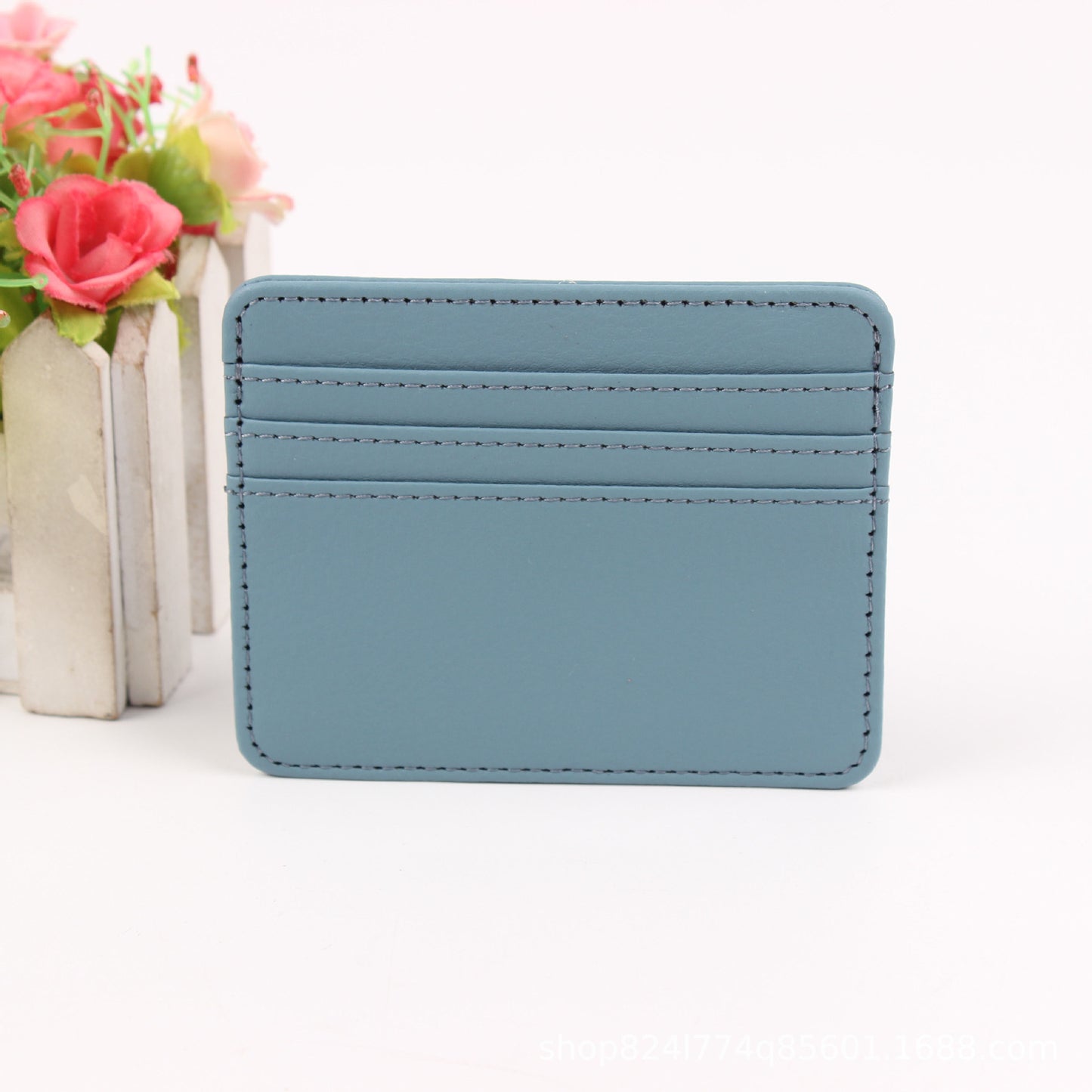 Fashion Lightweight Summer Leather Cutting Ferrule Card Holder