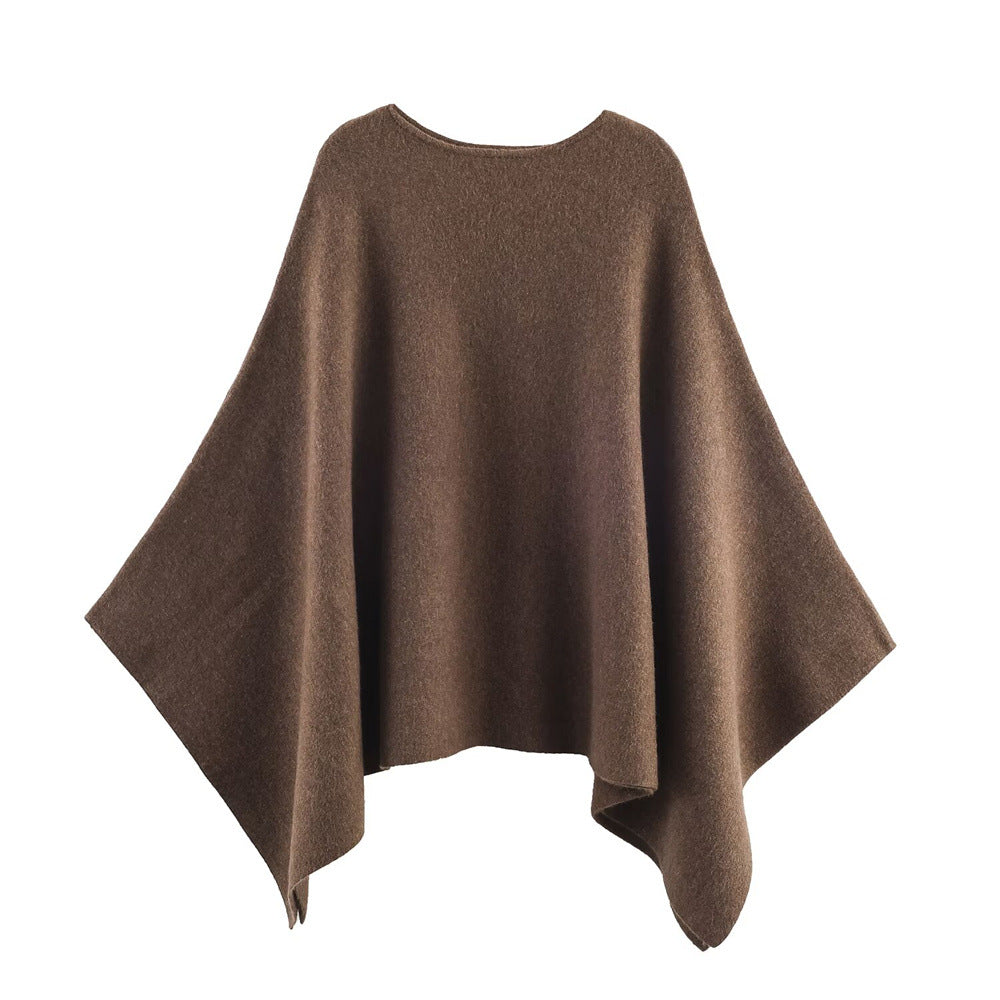 Women's Autumn Loose-fitting Casual Knitted Cape Sweaters