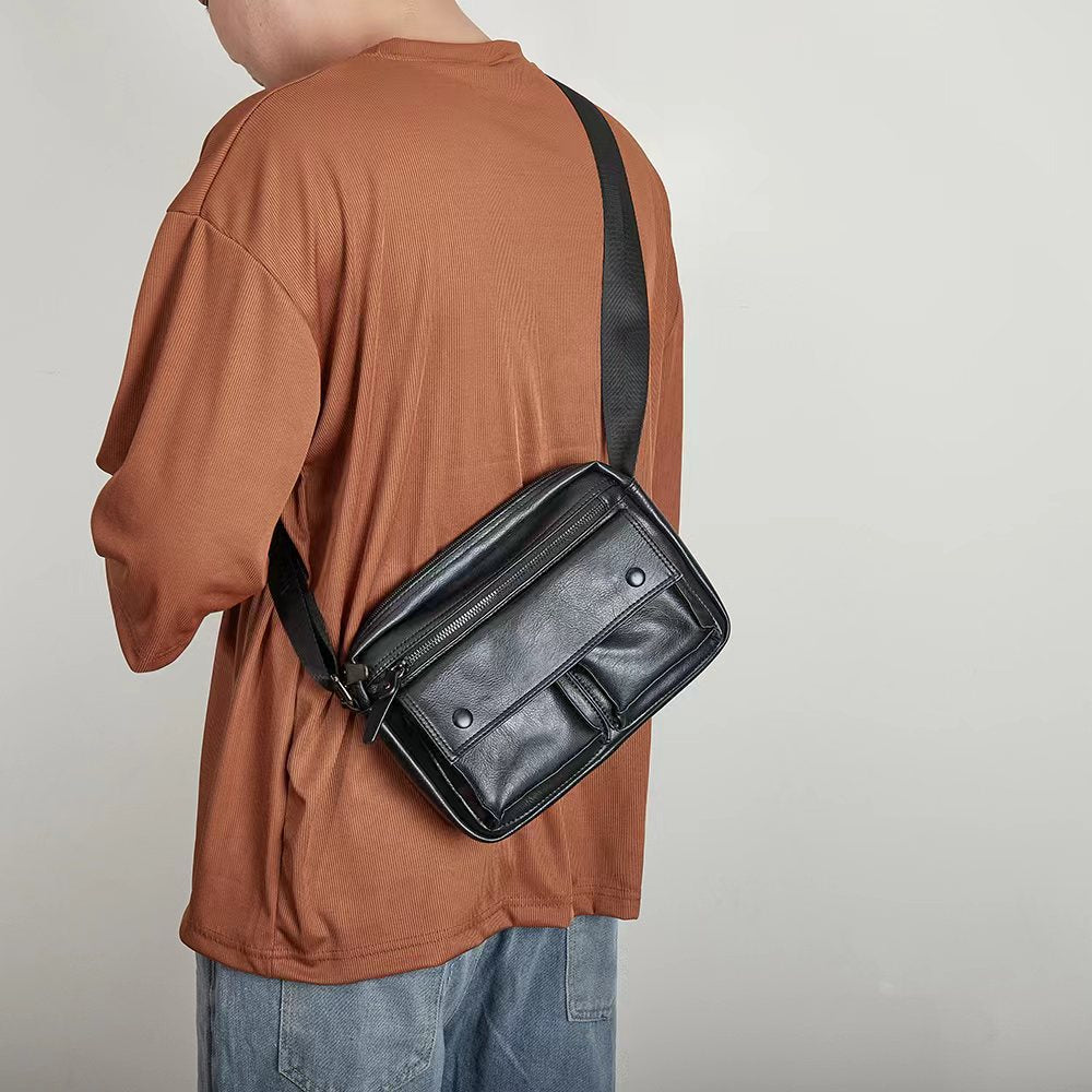 Men's Glamorous Comfortable Durable Compartment Horizontal Men's Messenger Bags
