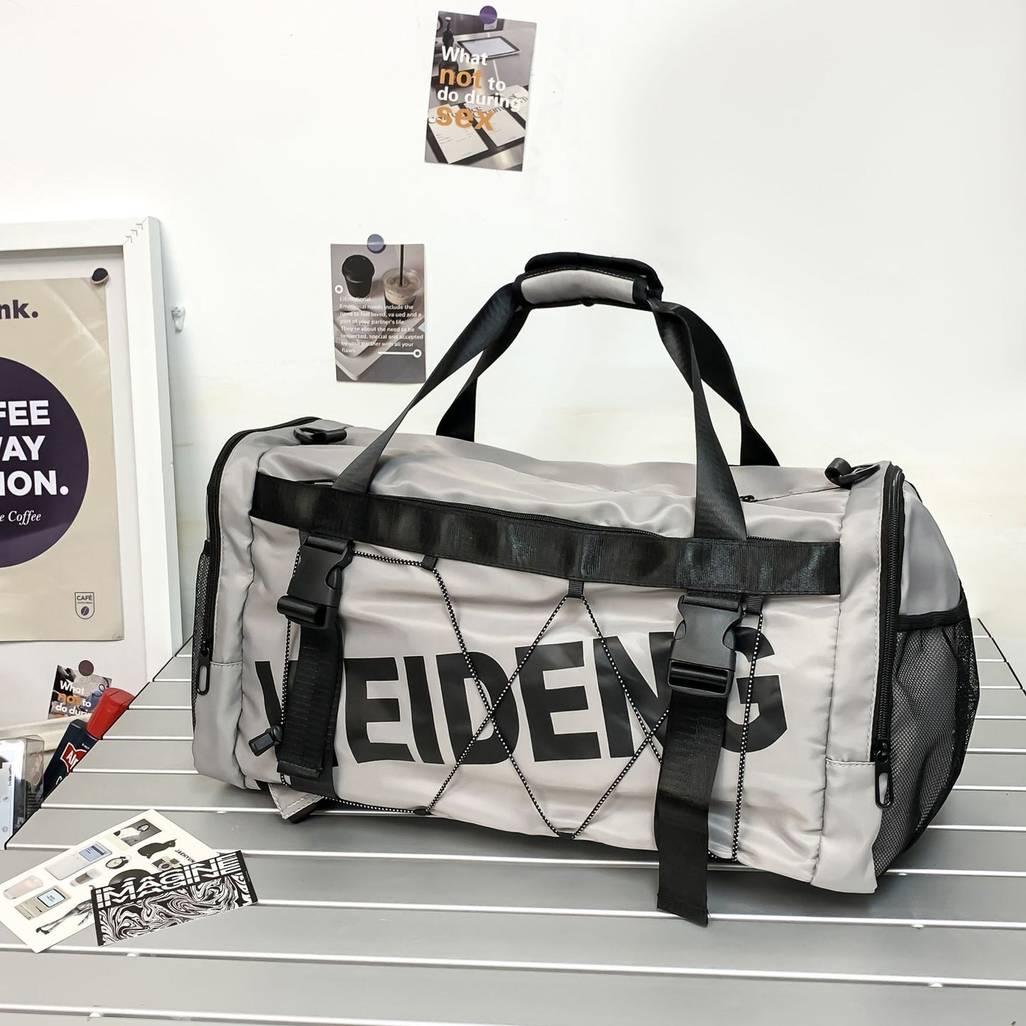 Women's & Men's & Capacity Dry Wet Separation Excursion Lightweight Fashion Trendy Travel Bags