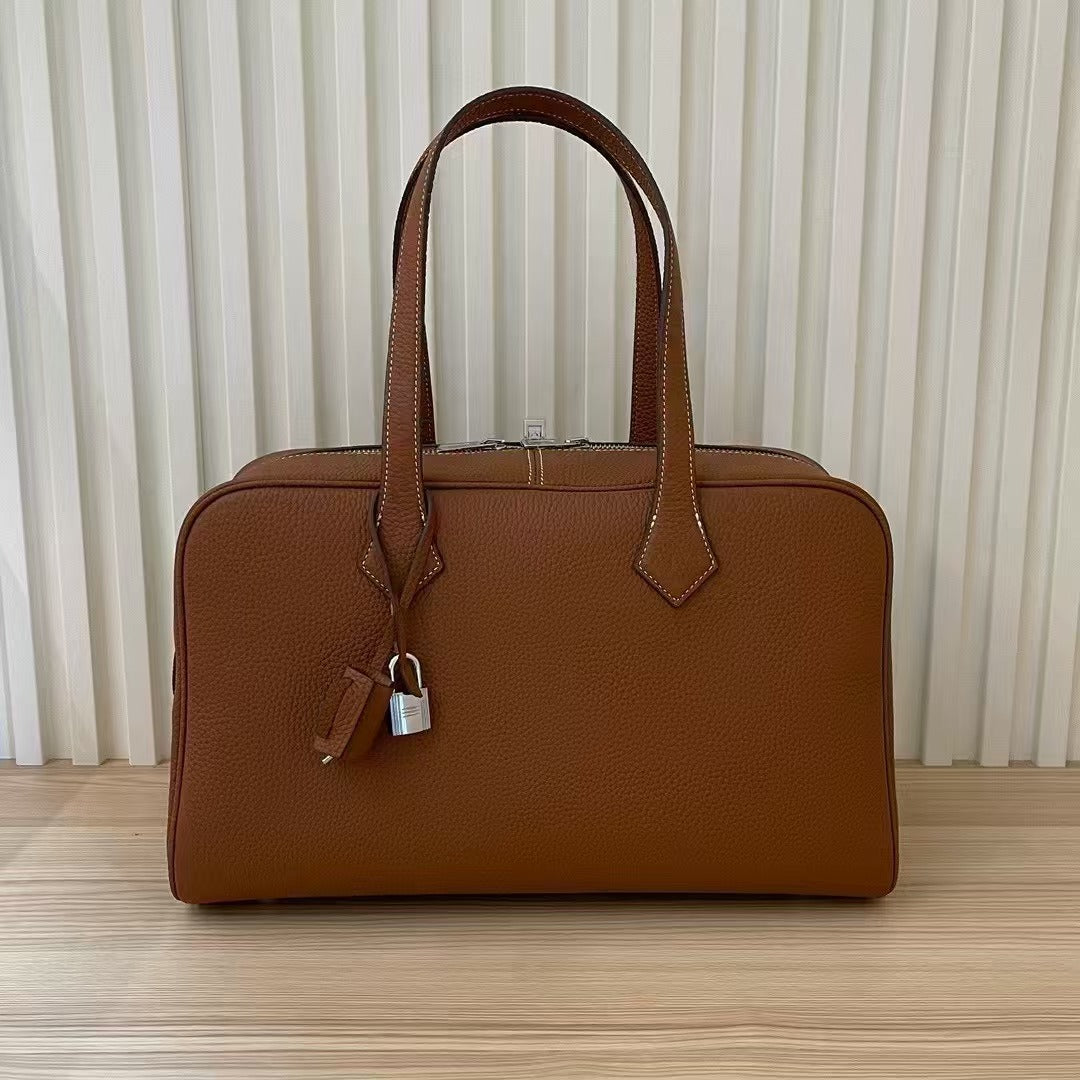 Beautiful Glamorous Leather Portable Underarm Boston Shoulder Bags