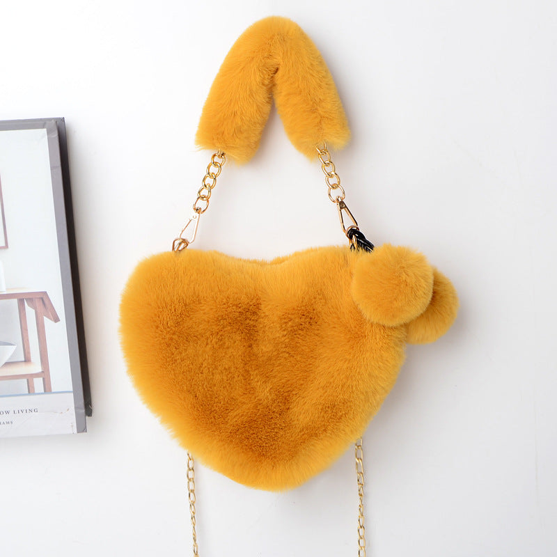 Attractive Versatile Classy Cool Heart Heart-shaped Shoulder Bags