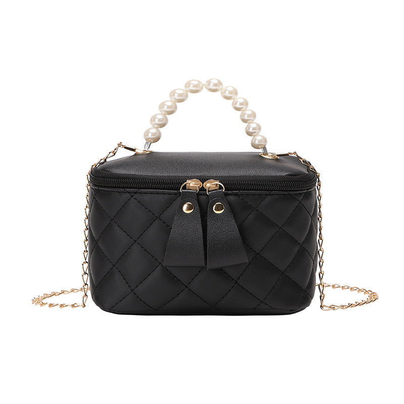 Women's Slouchy Elegant Embroidered Pearl Mini Evening Bags