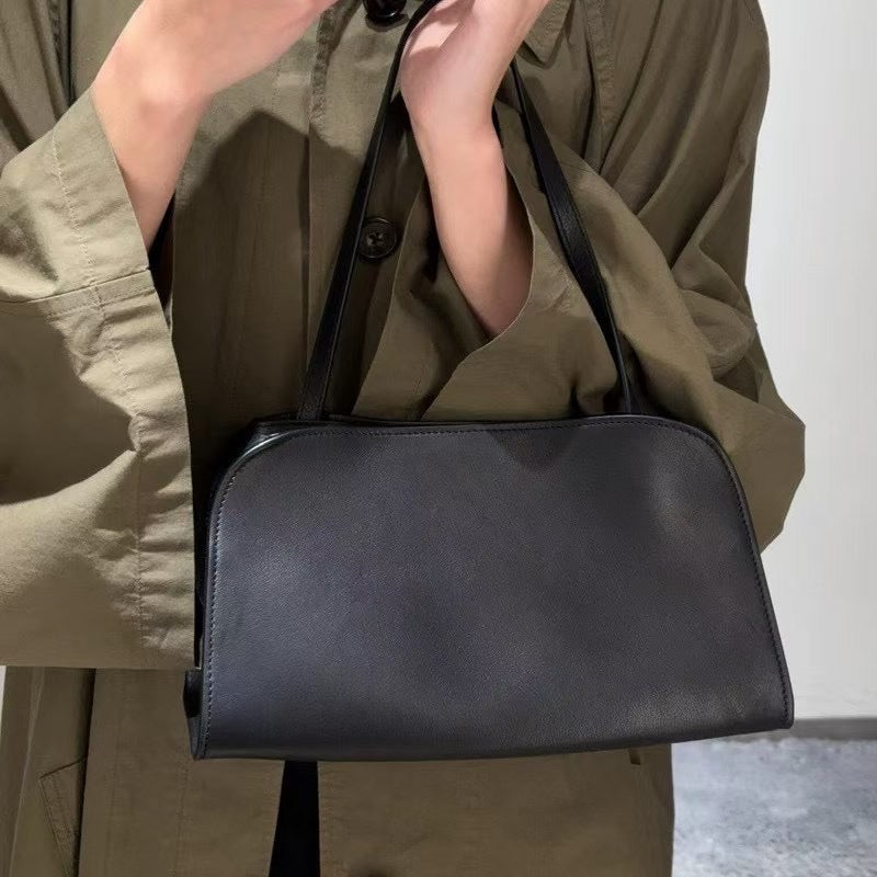 Women's Imported Cowhide Clutch Commuter Large Handbags