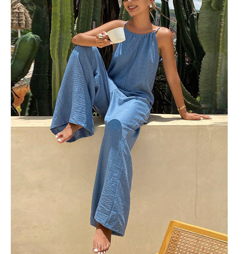 Fashion Women's Summer Commuter Sleeveless Jump Jumpsuits